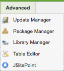 Advanced Menu Advanced Menu