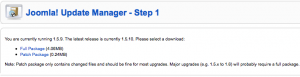 Update Manager - Step 1 Update Manager - Step 1