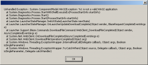 CNC4 Launcher Error